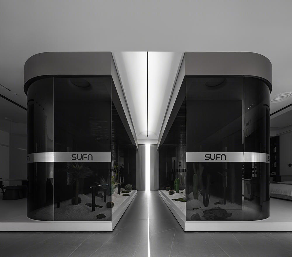 SUFN 三峰智能灯光体验展厅 | “裂缝里的光”引领照明设计趋势