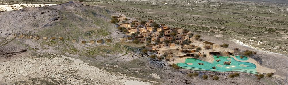 土耳其卡帕多奇亚 Turkmenlik Spa Hotel，独特的石窟客房与温泉体验