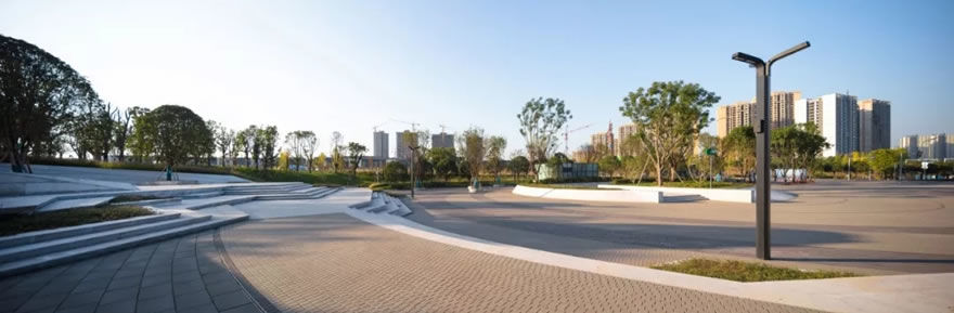 重庆两江悦来生态城中心广场 | 海绵城市设计与实践
