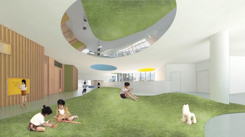 青浦平和双语学校 | 创新教育建筑的有机聚落