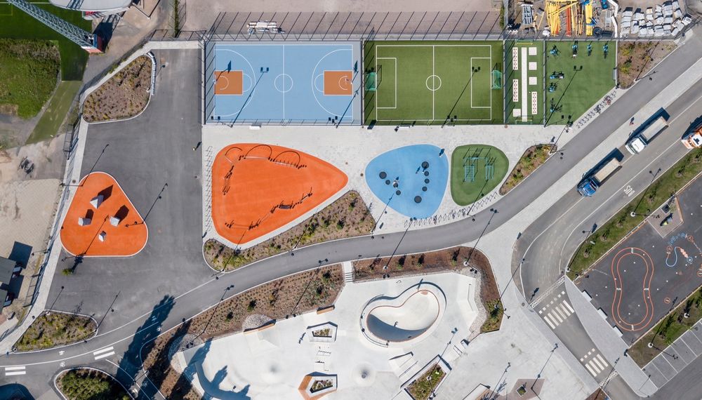 Myyrmäki Sports Park | 多功能运动公园，绿色与活力的完美结合
