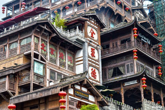 重庆洪崖洞传统文化保护建筑群