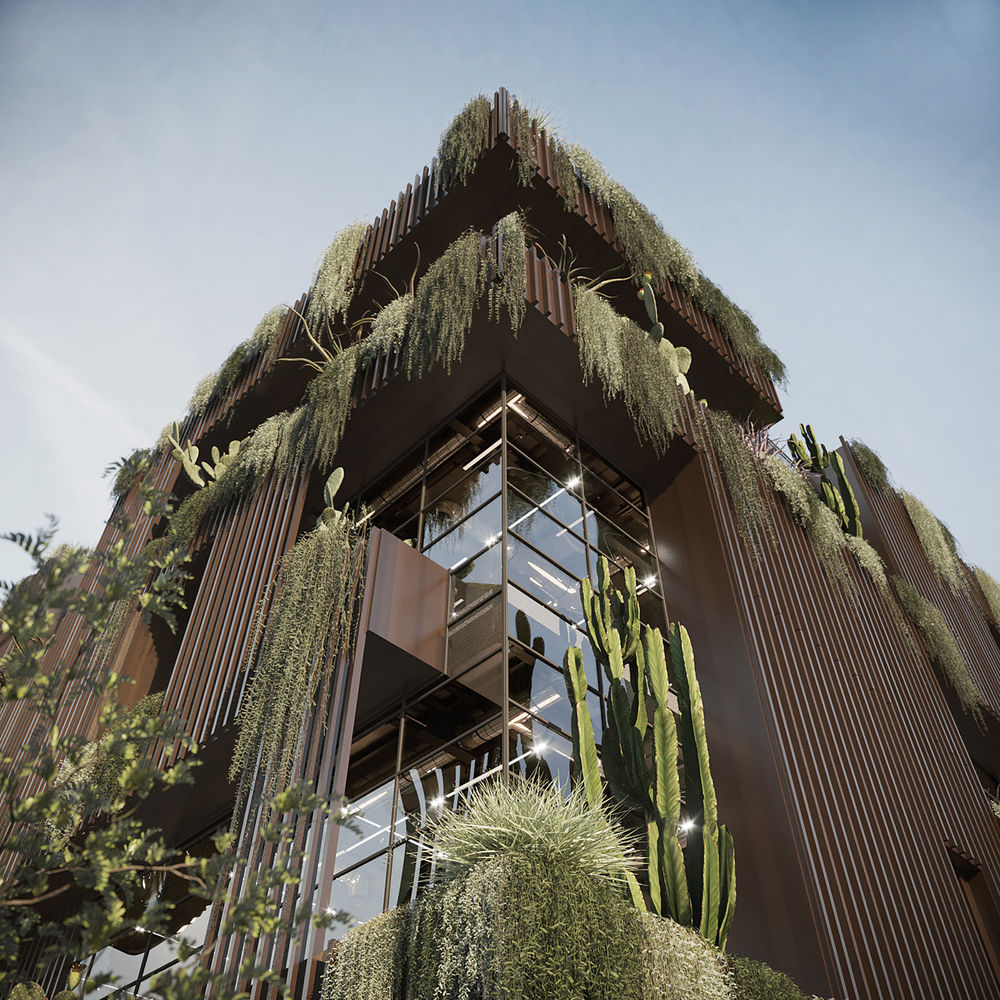 "Architekton 设计 | 美国 Tempe 市 First + Farmer 办公楼，现代风格与功能性的完美结合"