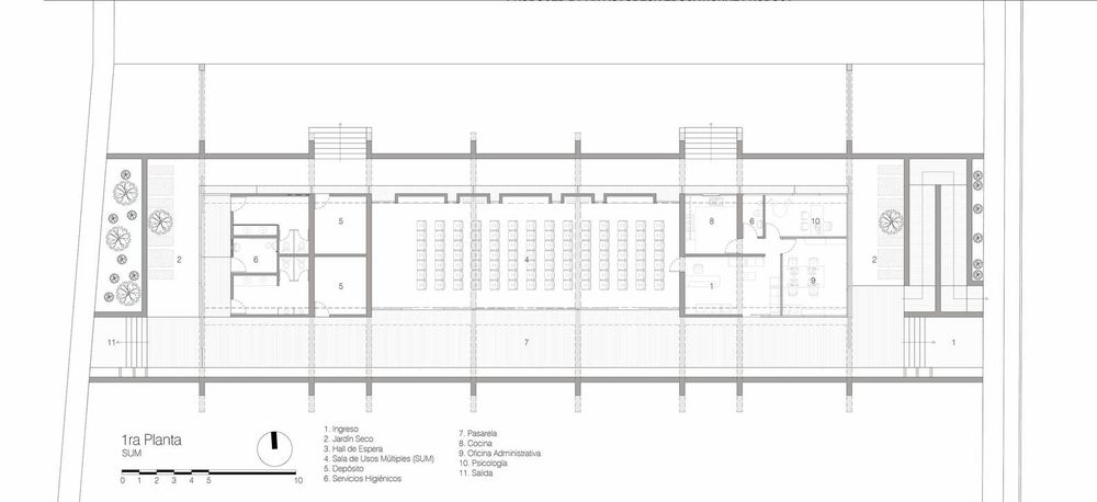 墨西哥公园旁隐藏建筑，打造多元文化社区空间