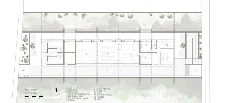 墨西哥公园旁隐藏建筑，打造多元文化社区空间