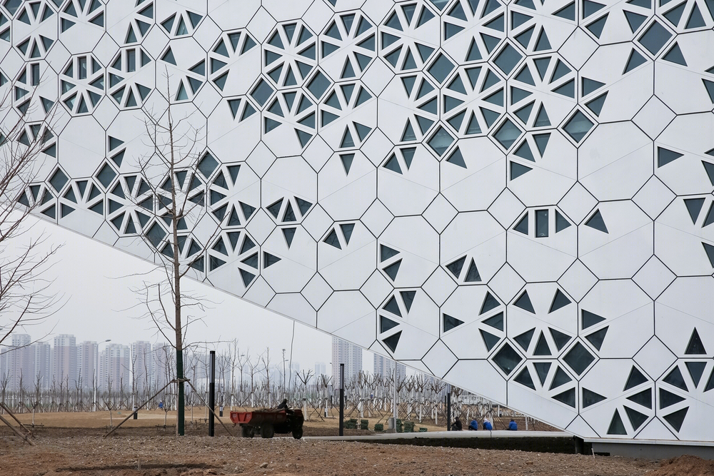 南开大学津南校区学生活动中心——自然与建筑的诗意对话