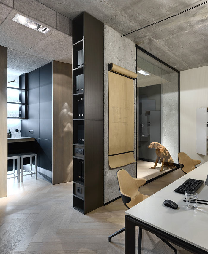 乌克兰 Materia 174 设计工作室的现代工业风办公空间
