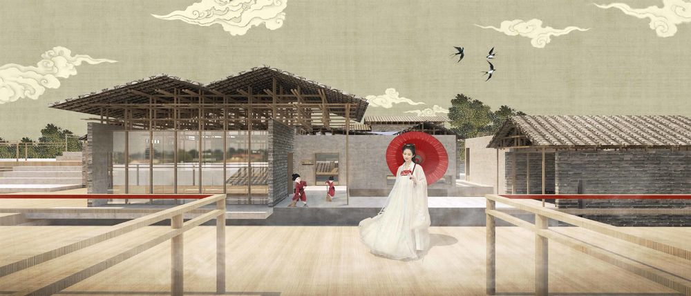 水边村的花席世界——乡村记忆的延续与景观建筑修复