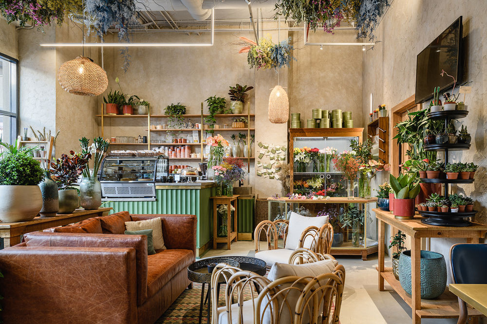 埃及花开豆香，Dina Nour 设计工作室的浪漫花店之作