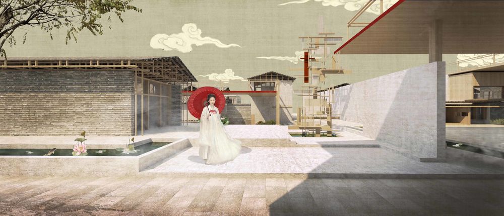水边村的花席世界——乡村记忆的延续与景观建筑修复