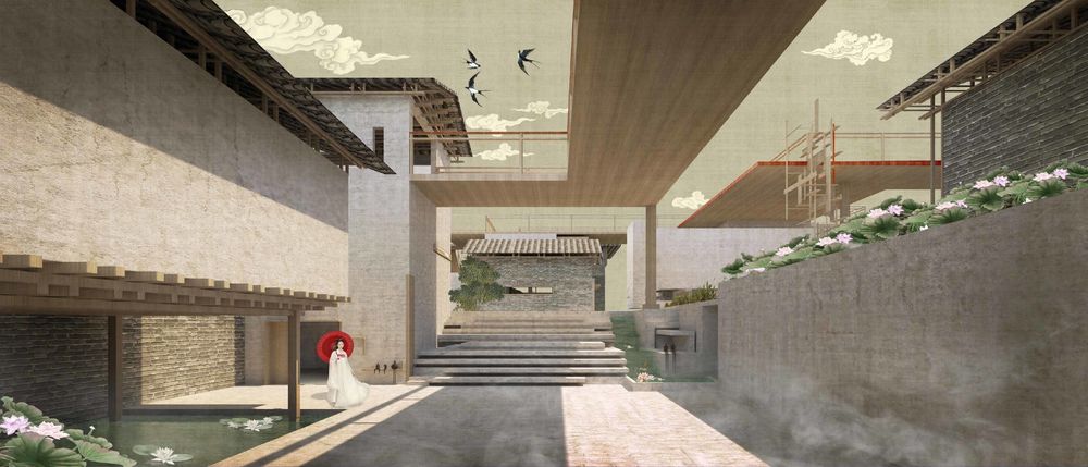 水边村的花席世界——乡村记忆的延续与景观建筑修复