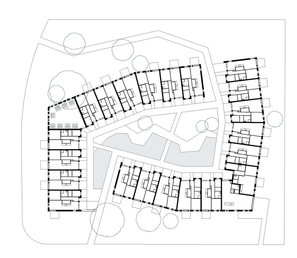 Elzenhof Veenoord Courtyard for Elderly / Specht architects & planners