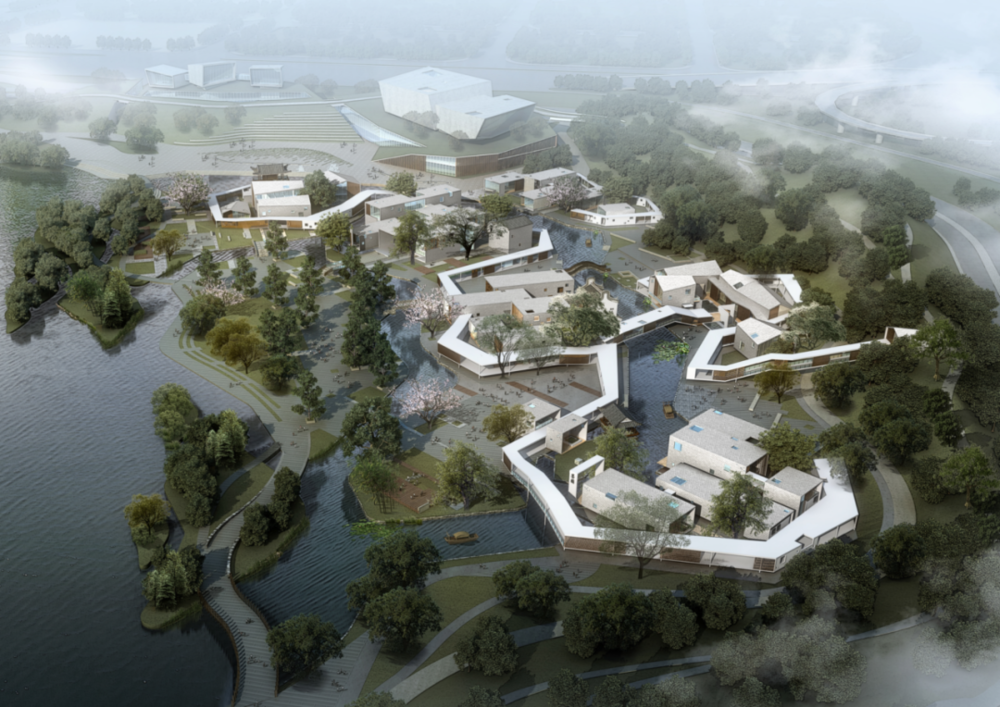 AECOM 广州文化馆新馆景观设计，一座岭南园林式文化馆！