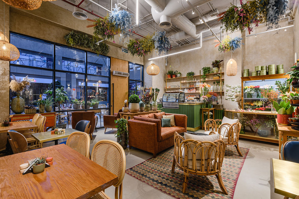 埃及花开豆香，Dina Nour 设计工作室的浪漫花店之作