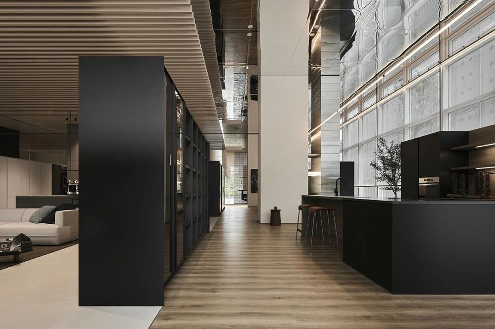 唐忠汉新作丨台北樱花旗舰店 · 厨具展厅：摩登又静寂生活美术馆