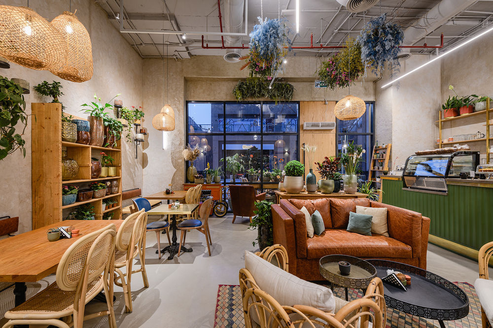 埃及花开豆香，Dina Nour 设计工作室的浪漫花店之作