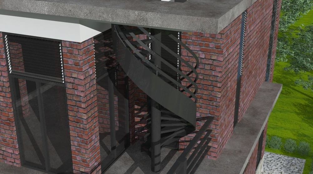 红砖自建别墅，双层红砖夹层保温棉设计