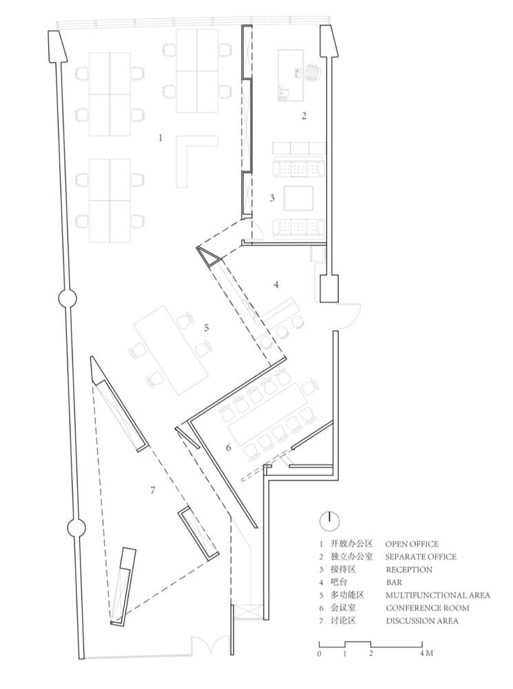十拓建筑新办公室 | 创造力为核心的交流空间设计
