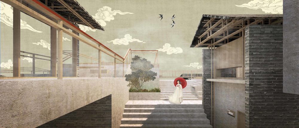 水边村的花席世界——乡村记忆的延续与景观建筑修复
