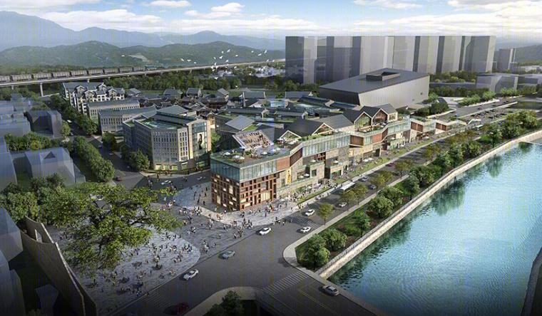 沁水市“远古鱼”购物商场 | 景观与商业的完美融合