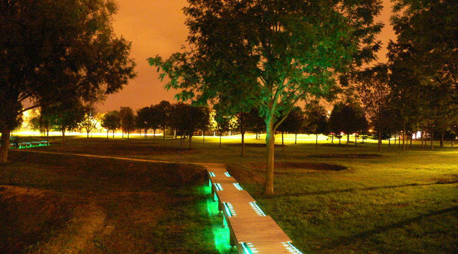 法国 Lyon Meadows 公园 | 现代英式花园，娱乐休闲胜地