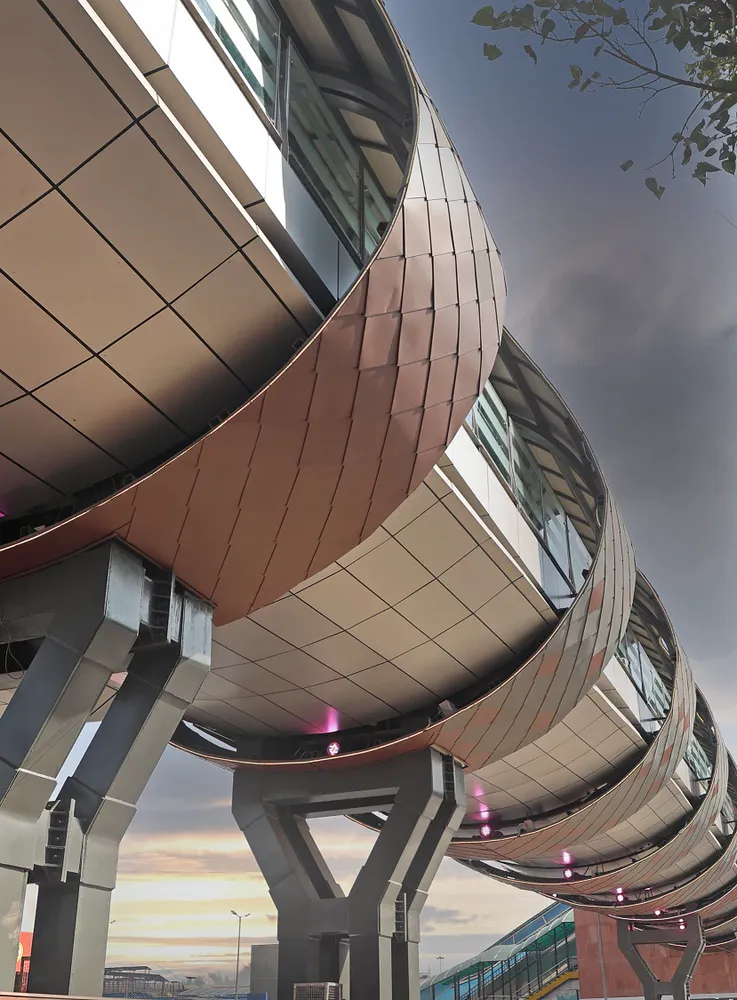 Skywalk at The New Delhi Railway Station