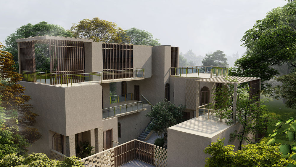 Rural residential complex at Eastern Ghotah