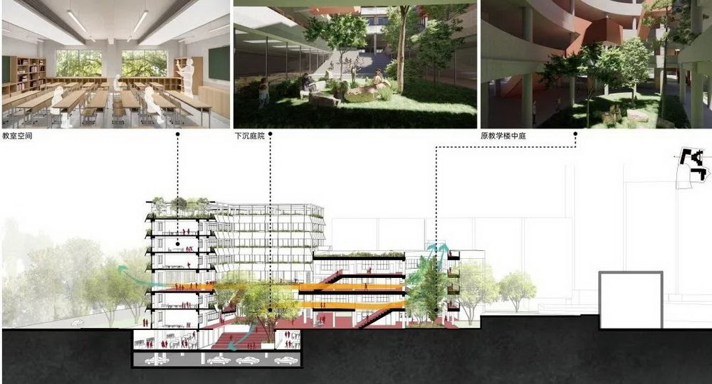 局内设计丨深圳 坂田街道宝岗小学改扩建工程  建筑设计 丨中国深圳