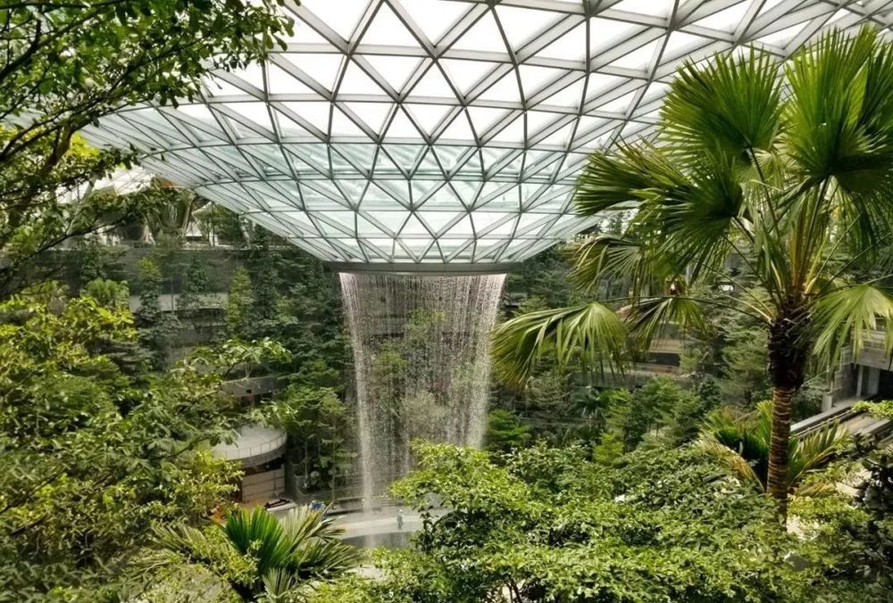新加坡星耀樟宜机场 | 室内瀑布与森林谷的奢华设计