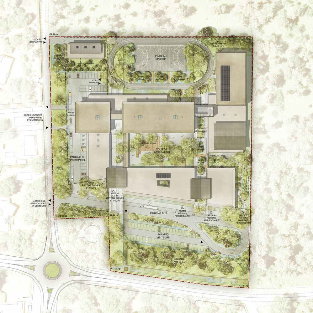 Pian Medoc Junior High School / BPM Architectes