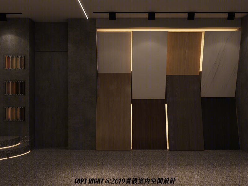 蓝点空间设计 | 点线面展示的艺术商业空间