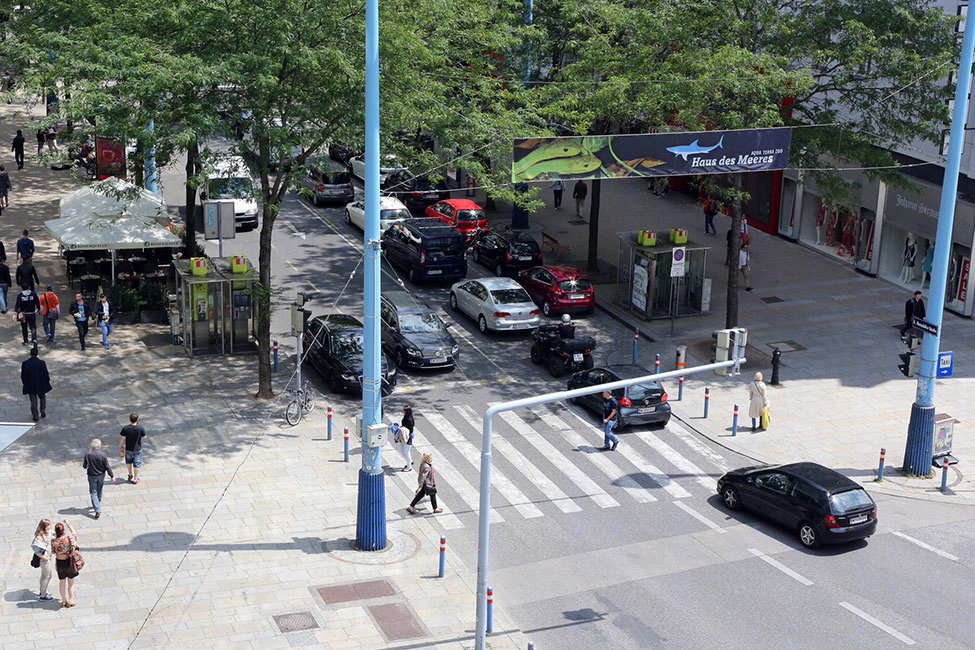 奥地利玛丽亚希法购物街重建 | 城市休闲新地标