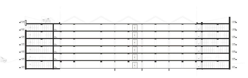 法国安格斯市档案馆建筑 | 纯净优雅的立面，锯齿形屋顶线