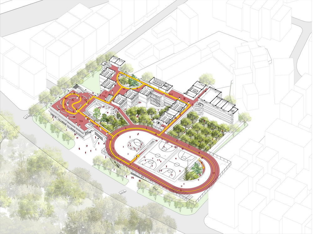 局内设计丨深圳 坂田街道宝岗小学改扩建工程  建筑设计 丨中国深圳