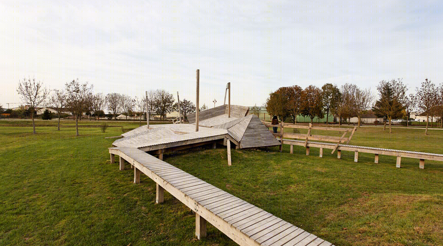 法国 Lyon Meadows 公园 | 现代英式花园，娱乐休闲胜地