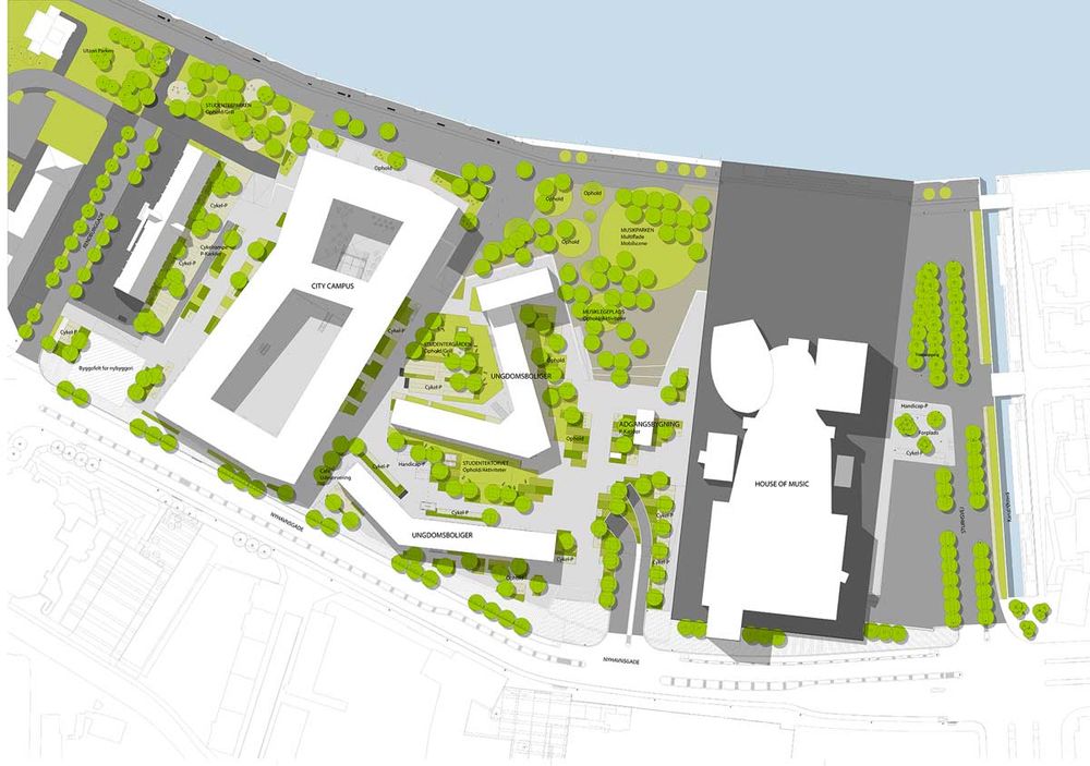 丹麦 Aalborg Waterfront 滨水区设计
