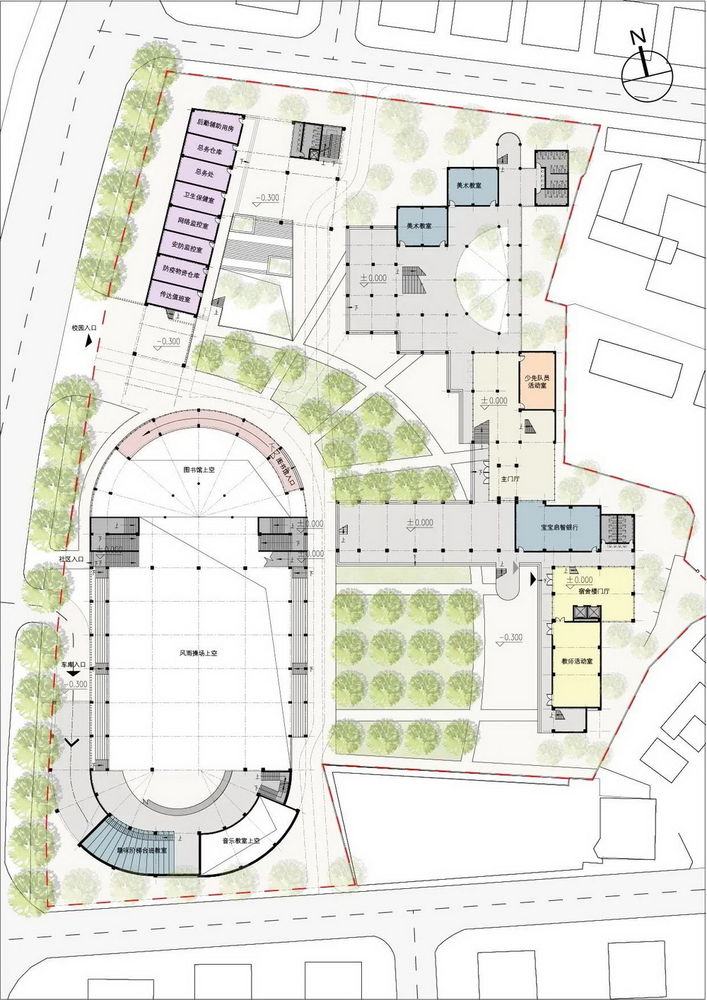 局内设计丨深圳 坂田街道宝岗小学改扩建工程  建筑设计 丨中国深圳