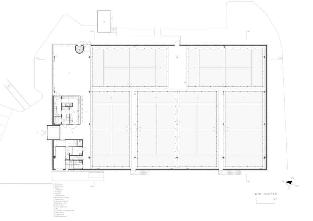 Östermalm Hall Padel / Tengbom