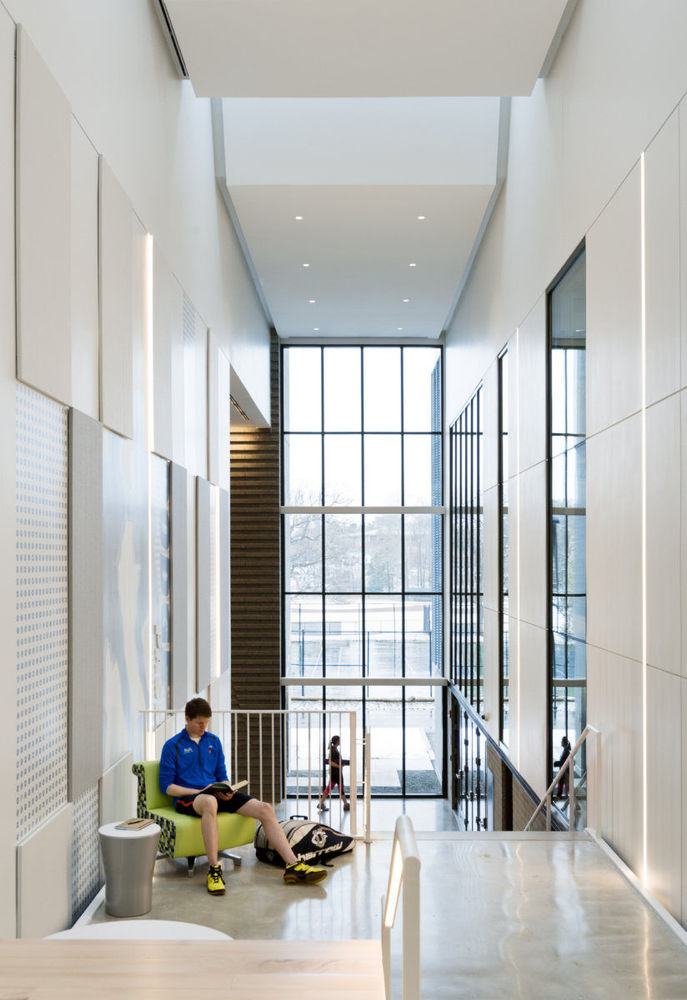 Perkins+Will 打造安多弗学院 Snyder Center 室内设计亮点解读
