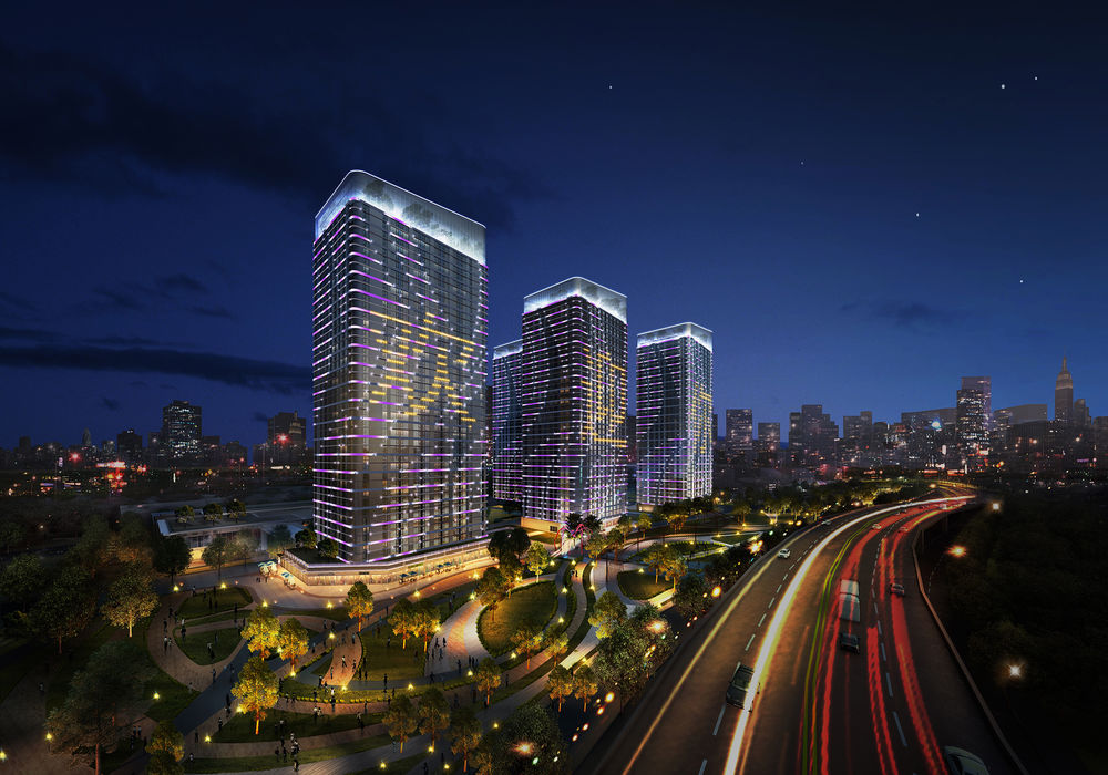 生态之叶 | 某商业建筑夜景灯光设计