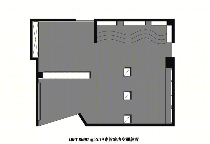 蓝点空间设计 | 点线面展示的艺术商业空间