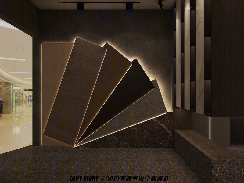 蓝点空间设计 | 点线面展示的艺术商业空间