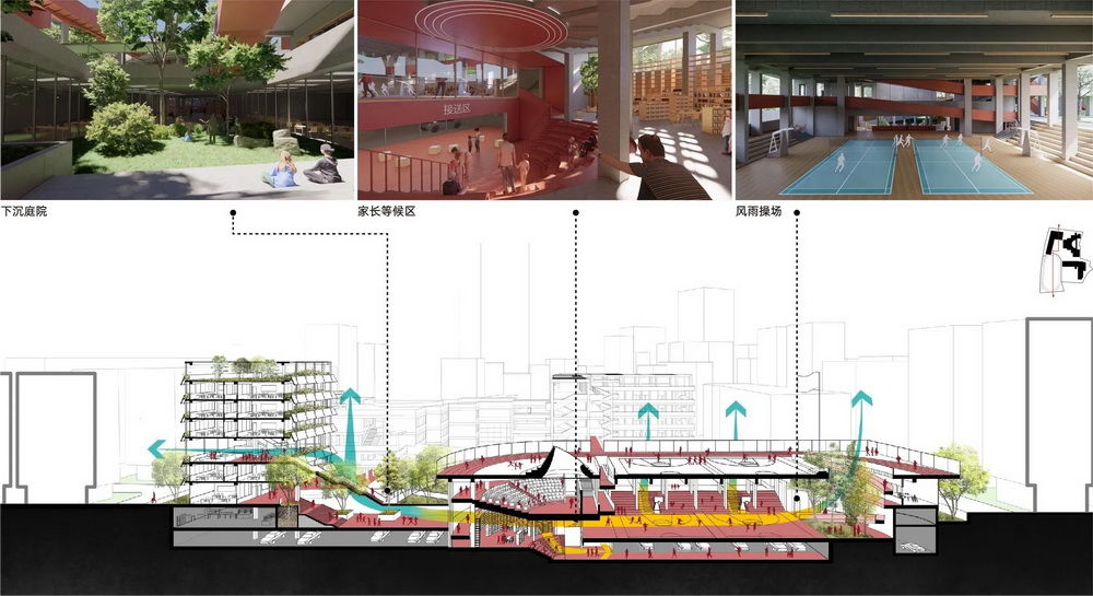 局内设计丨深圳 坂田街道宝岗小学改扩建工程  建筑设计 丨中国深圳
