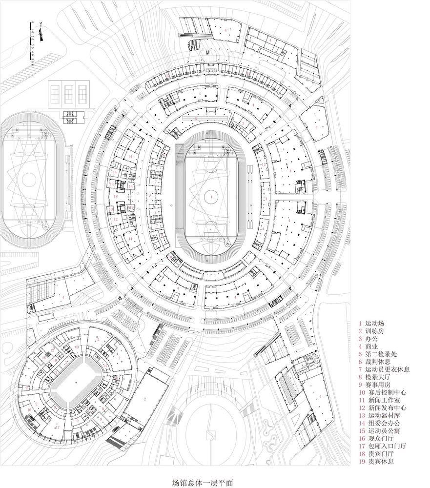 青岛市民健身中心 | 建筑与室内设计的完美融合