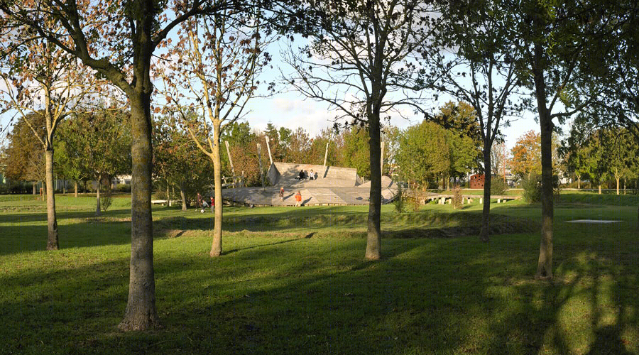 法国 Lyon Meadows 公园 | 现代英式花园，娱乐休闲胜地