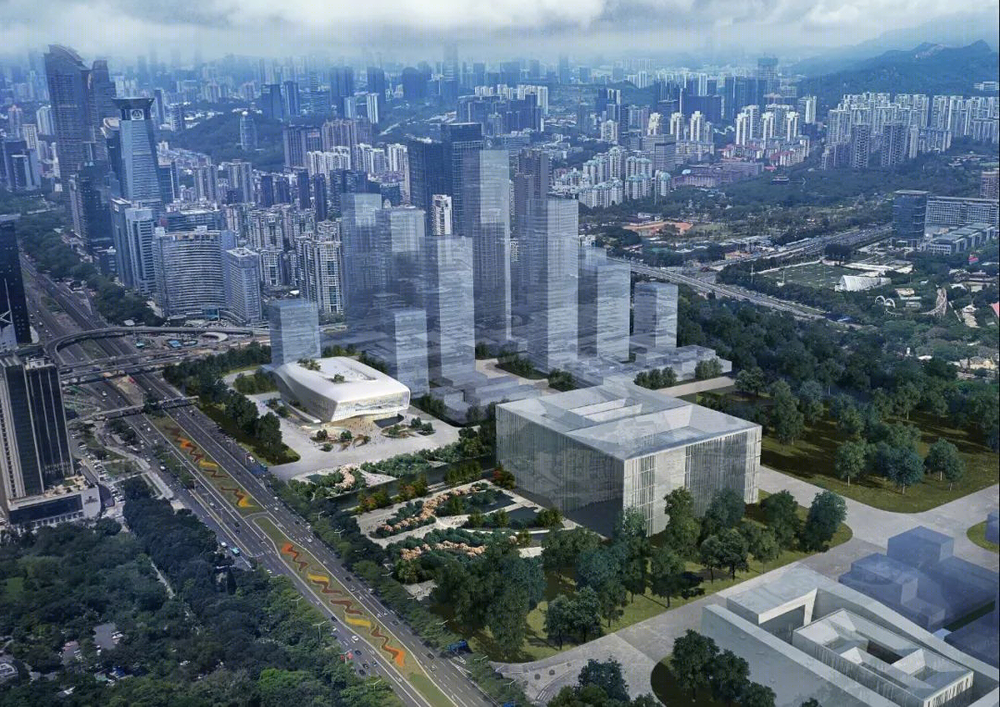 深圳金融文化中心设计——拓荒牛精神的城市丰碑