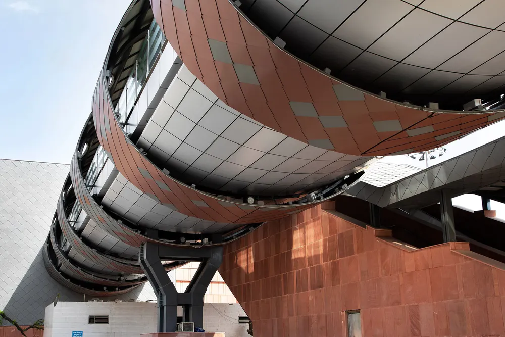 Skywalk at The New Delhi Railway Station