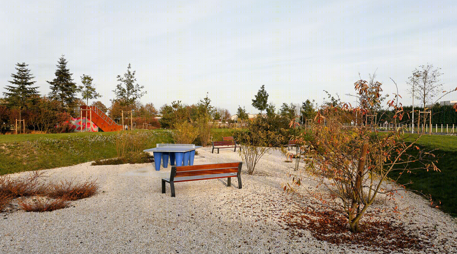 法国 Lyon Meadows 公园 | 现代英式花园，娱乐休闲胜地