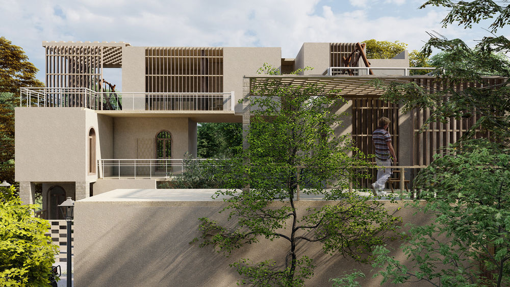 Rural residential complex at Eastern Ghotah