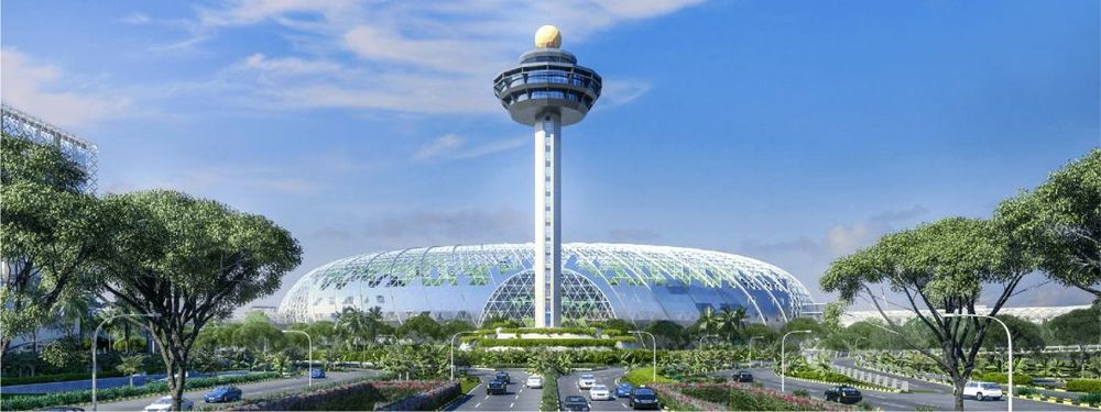 新加坡星耀樟宜机场 | 室内瀑布与森林谷的奢华设计